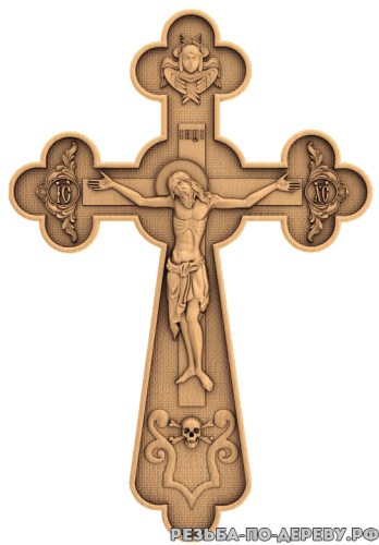 Крест Распятие #9 из дерева